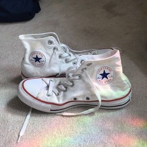 White converse, high top